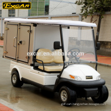 electric golf car with storage box